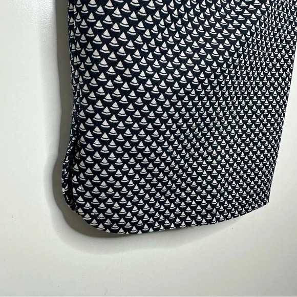 Talbots Nautical Sailboat Print Heritage Cropped Side Zip Pants Size 12 - Picture 4 of 10